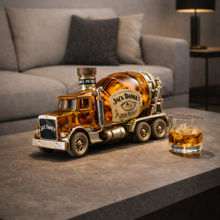 Mia Ottawa - Truck-Themed Whisky Flask