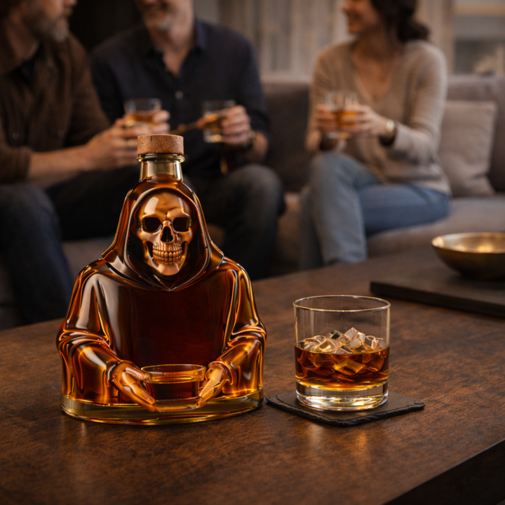 Mia Ottawa - Skeleton Whisky Flask
