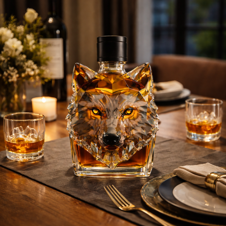 Mia Ottawa - Wolf Head Whisky Decanter
