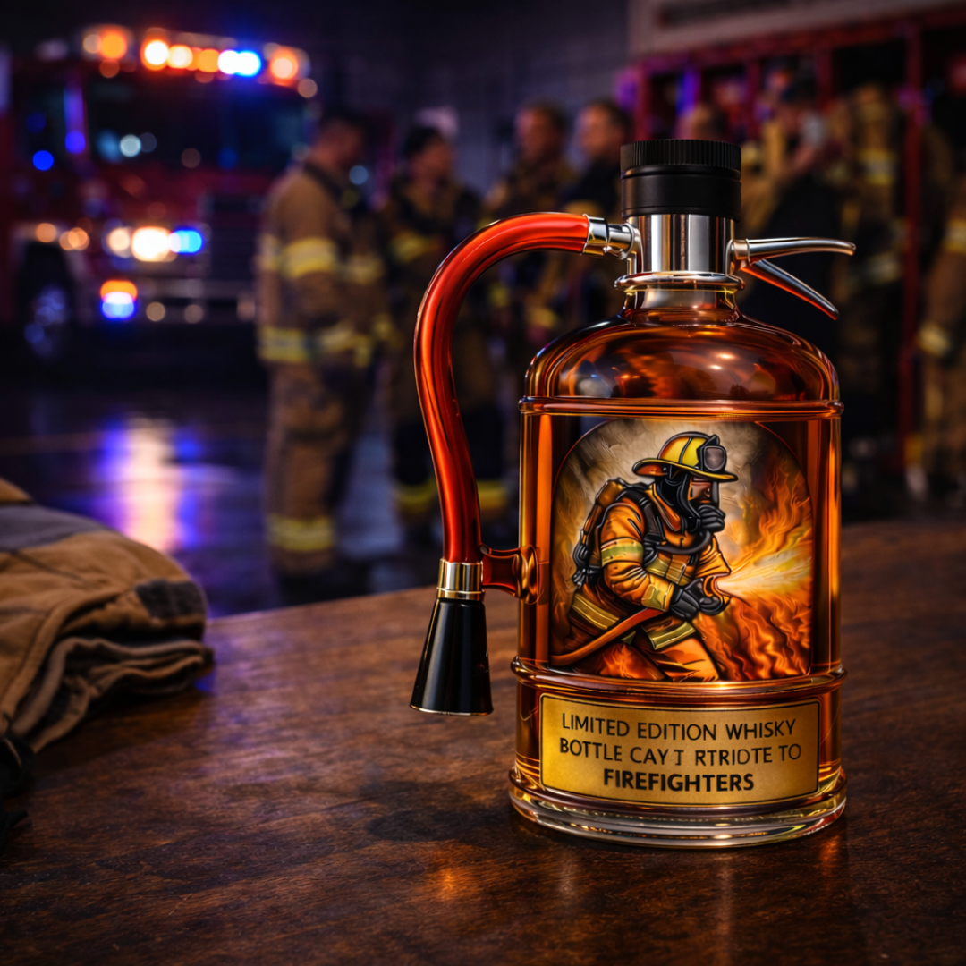 Mia Ottawa - Fire Extinguisher Shaped Whisky Bottle