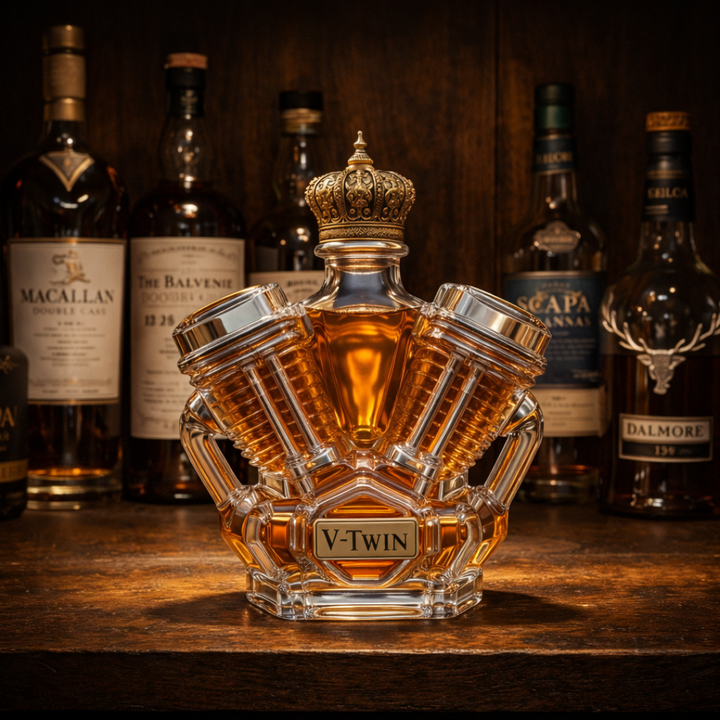 Mia Ottawa - V-Twin Whisky Flask