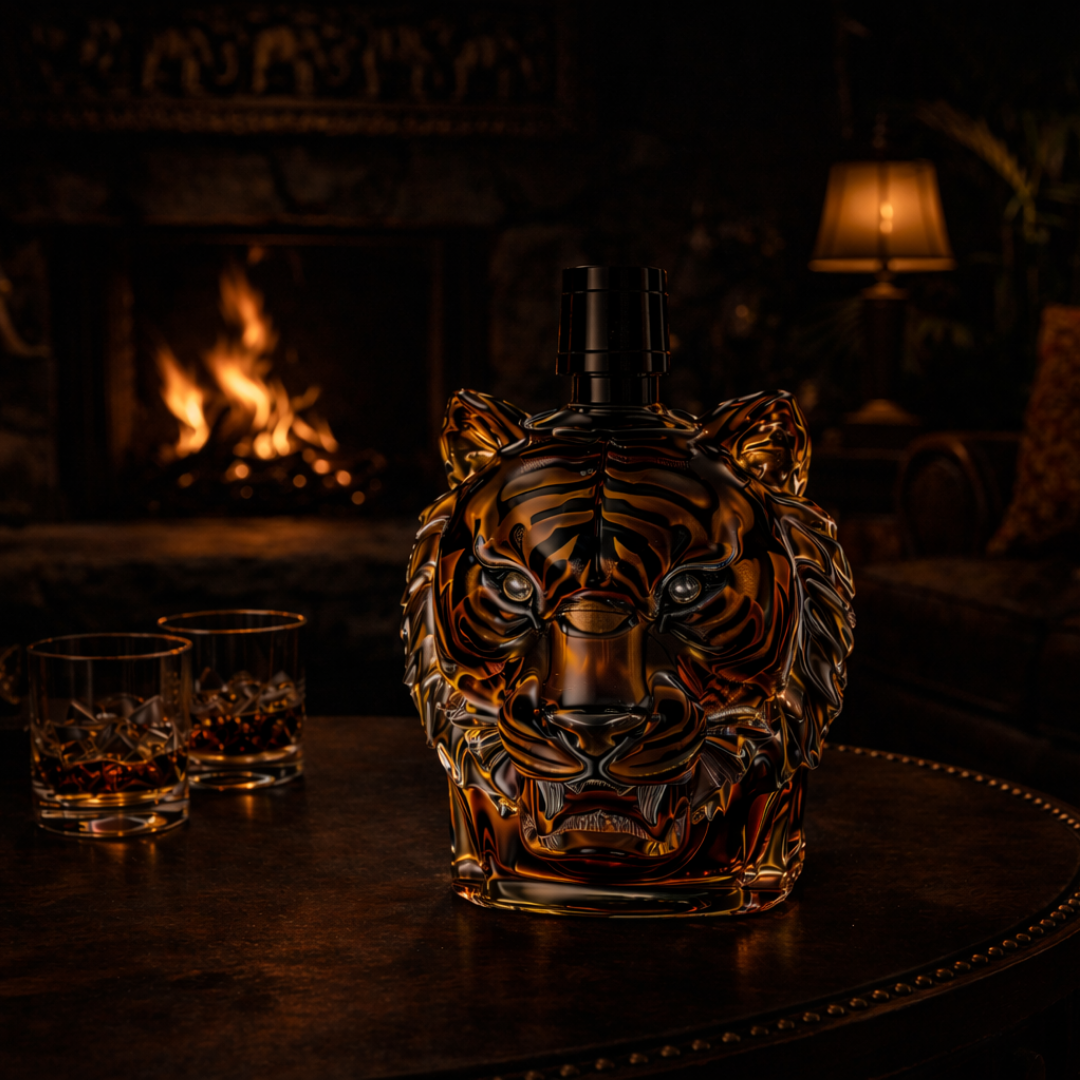 Mia Ottawa - Tiger Whisky Flask