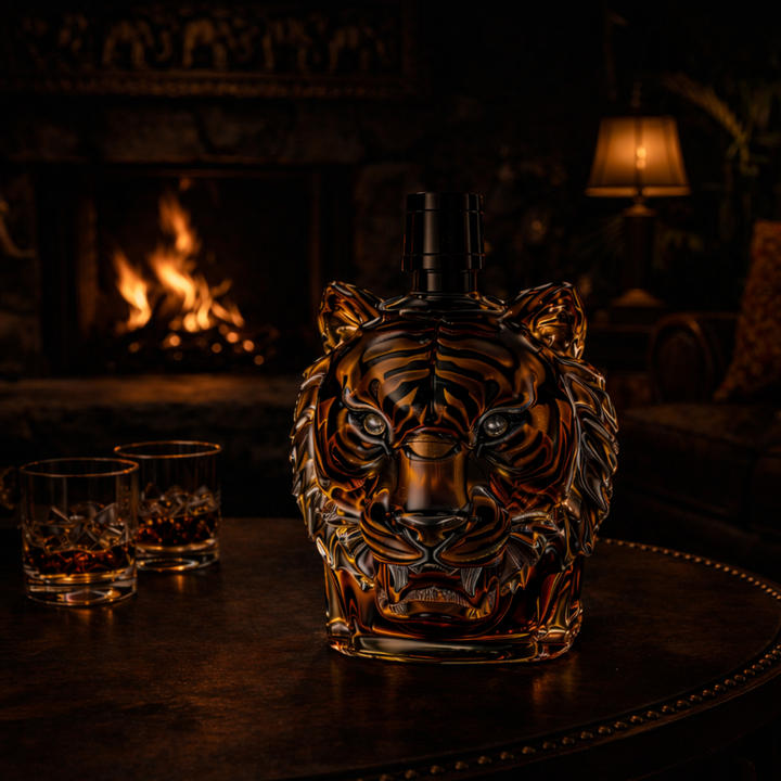 Mia Ottawa - Tiger Whisky Flask