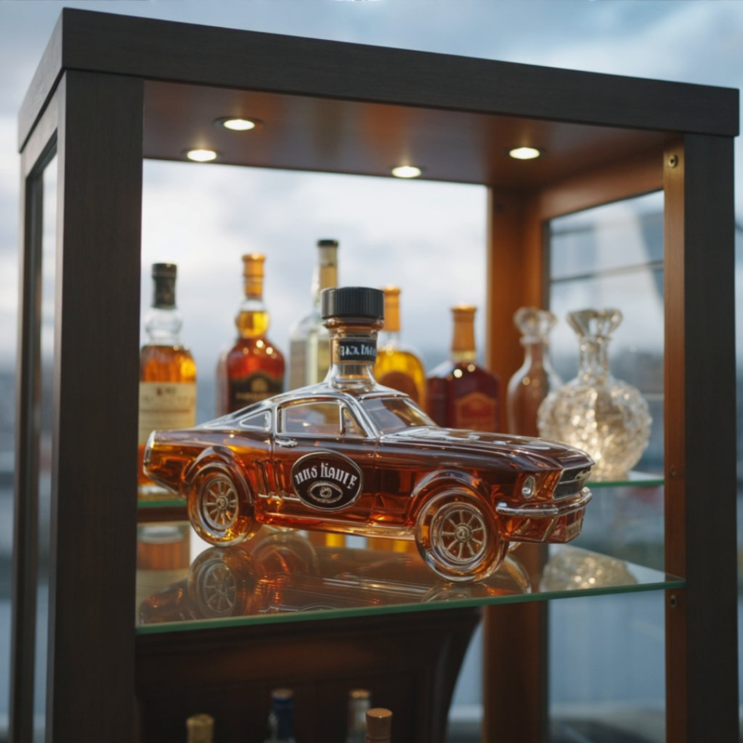 Mia Ottawa - Mustang Whisky Flask