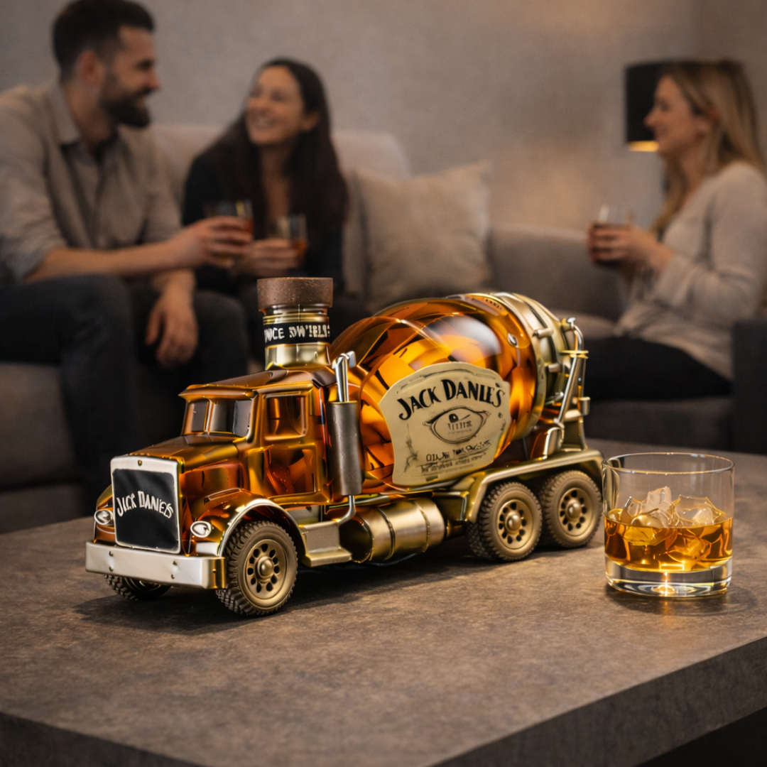Mia Ottawa - Truck-Themed Whisky Flask