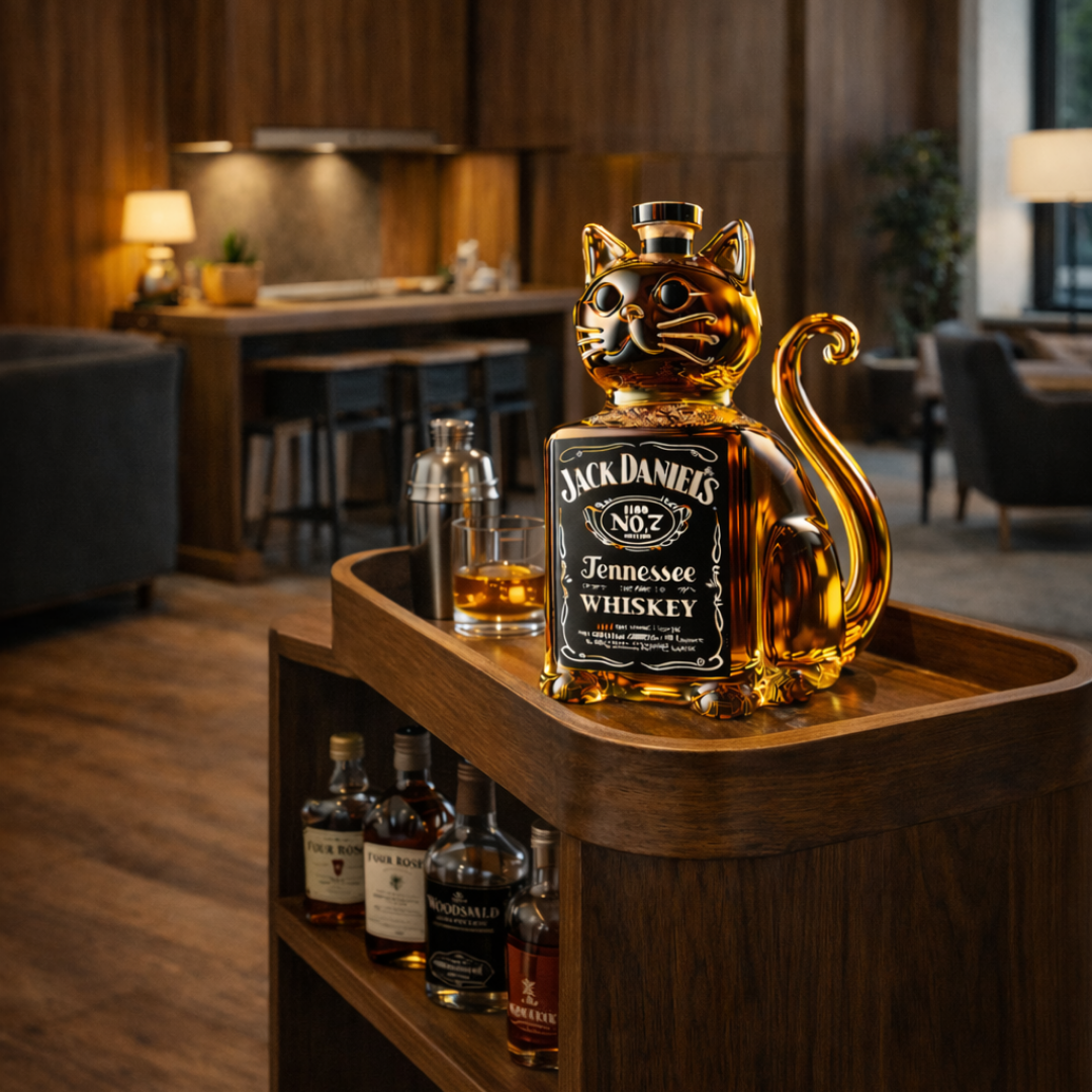 Mia Ottawa - Whiskey Cat Decorative Bottle
