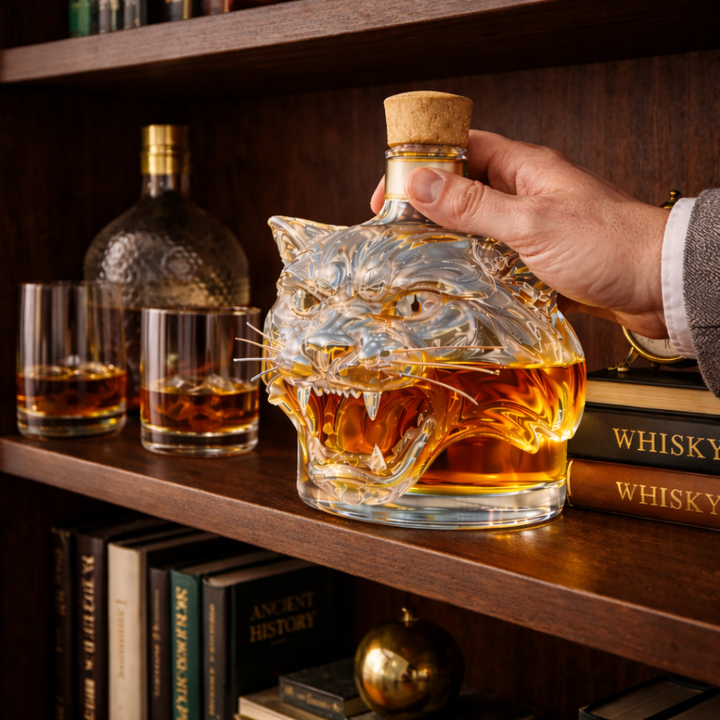 Mia Ottawa - Tiger Whisky Flask