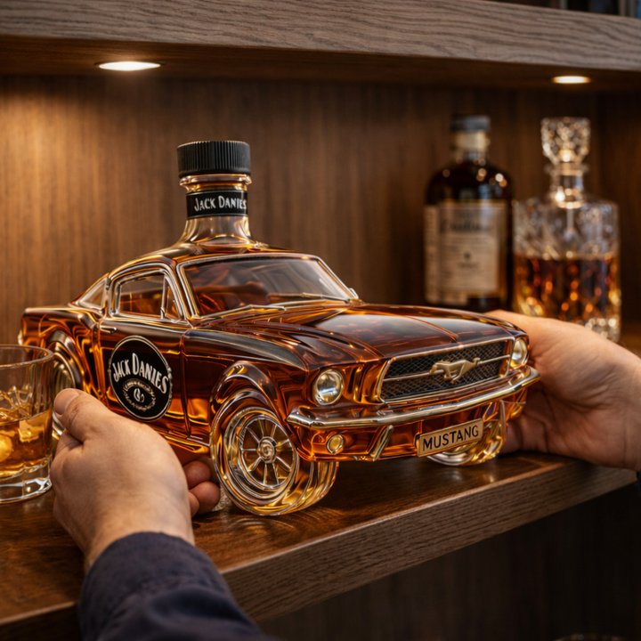 Mia Ottawa - Mustang Whisky Flask