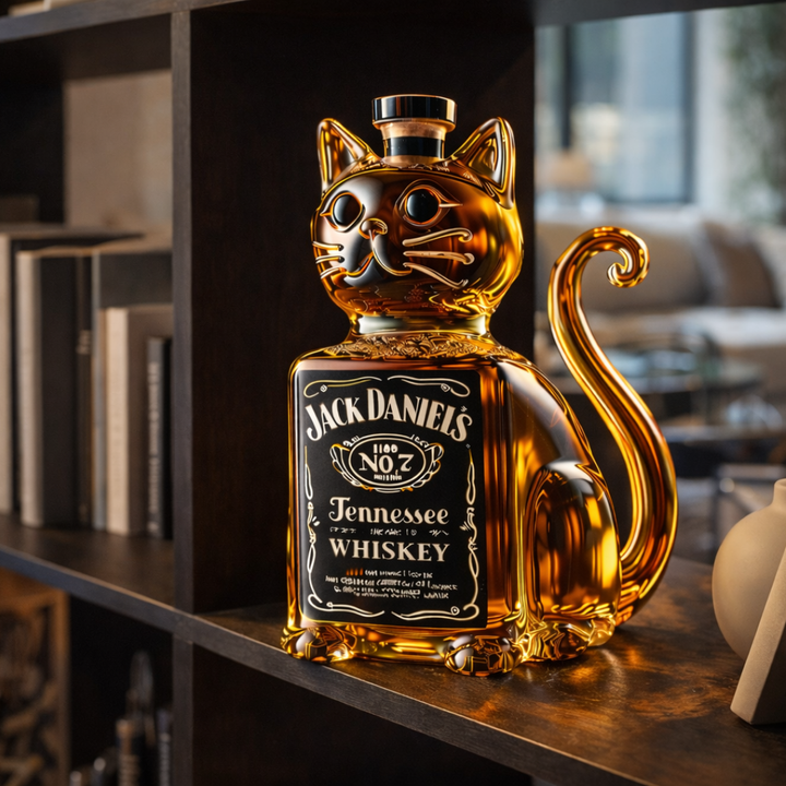Mia Ottawa - Whiskey Cat Decorative Bottle