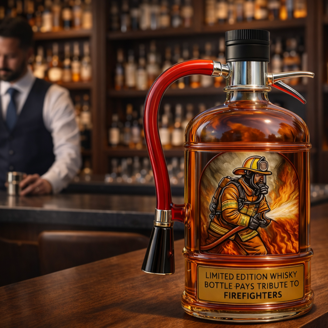 Mia Ottawa - Fire Extinguisher Shaped Whisky Bottle