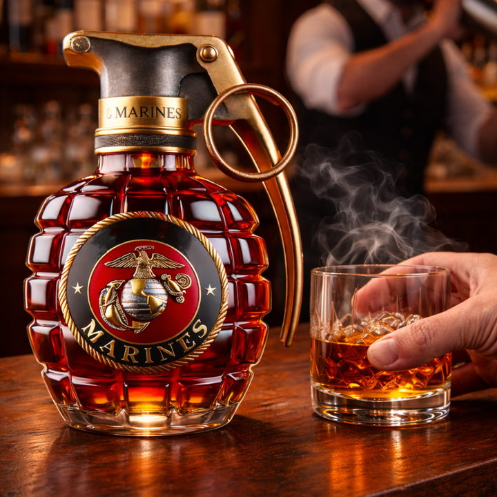 Mia Ottawa - Granate Whisky Flask