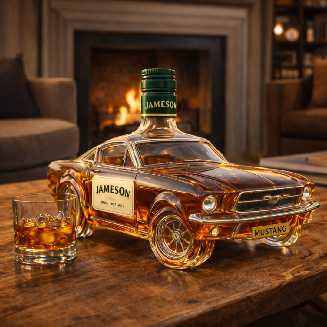 Mia Ottawa - Mustang Whisky Flask