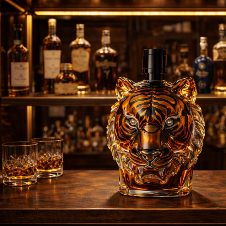 Mia Ottawa - Tiger Whisky Flask