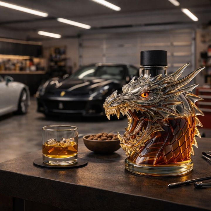 Mia Ottawa - Dragon Head Whisky Flask