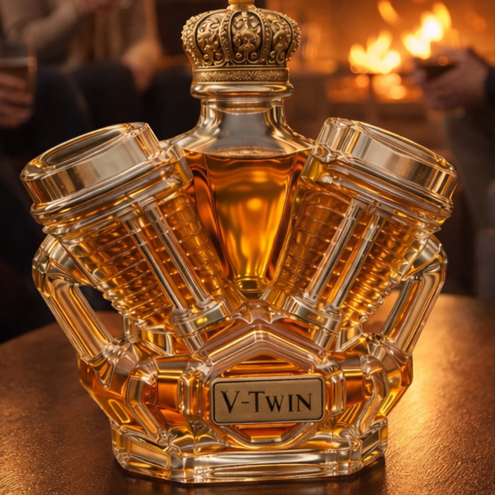 Mia Ottawa - V-Twin Whisky Flask