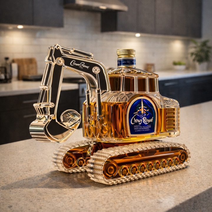 Mia Ottawa - Excavator Whiskey Bottle
