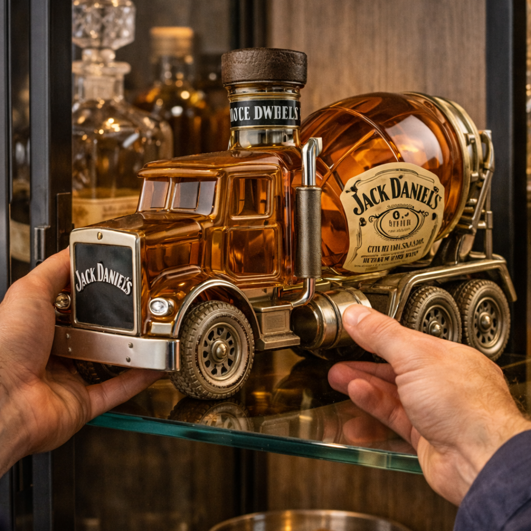 Mia Ottawa - Truck-Themed Whisky Flask