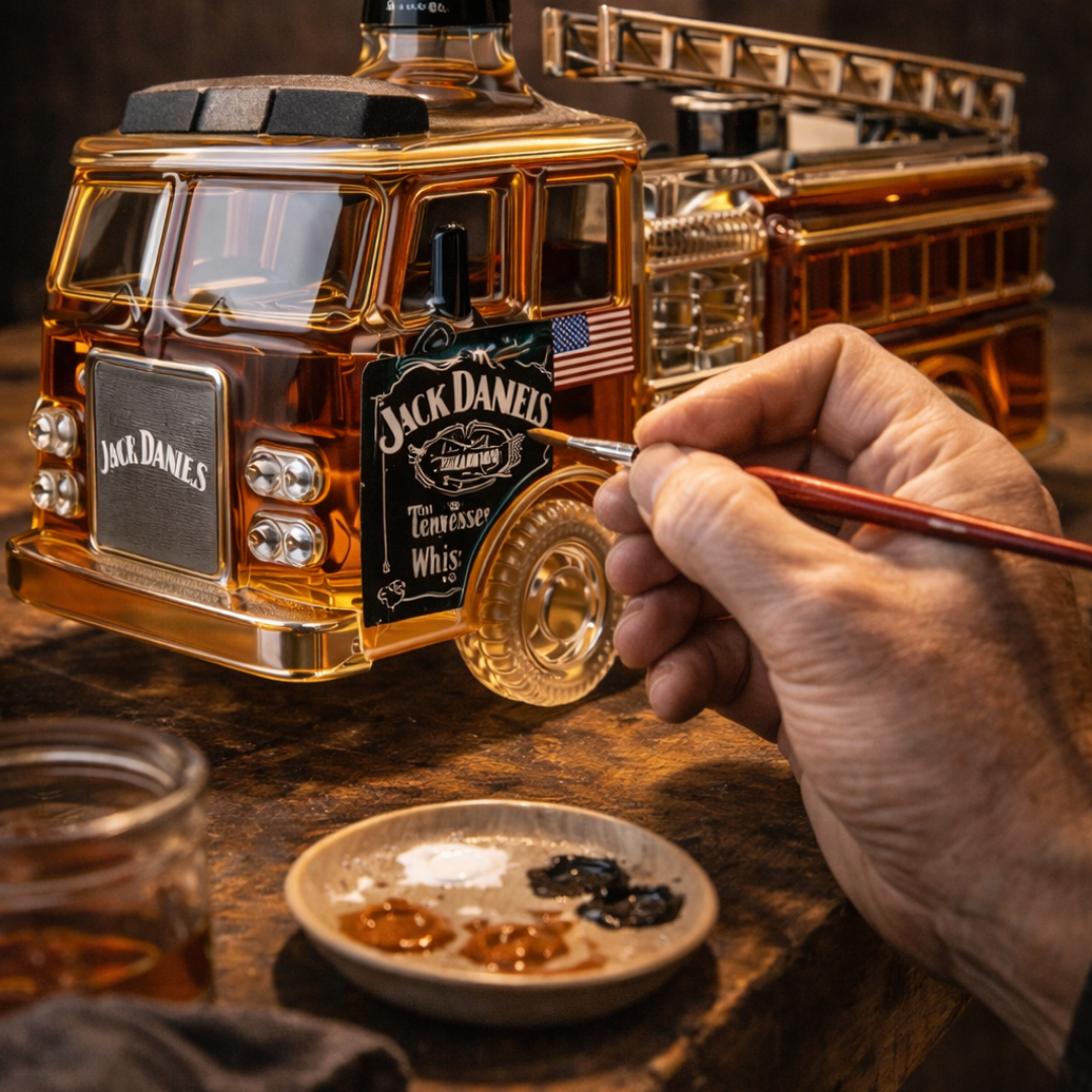 Mia Ottawa - Fire Truck Tribute Whisky Flask
