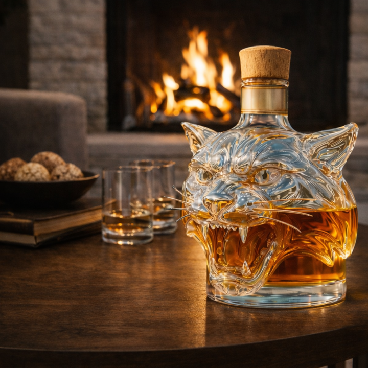 Mia Ottawa - Tiger Whisky Flask