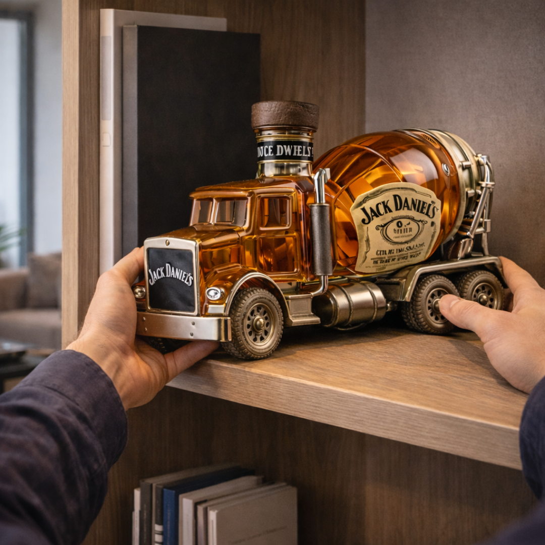 Mia Ottawa - Truck-Themed Whisky Flask