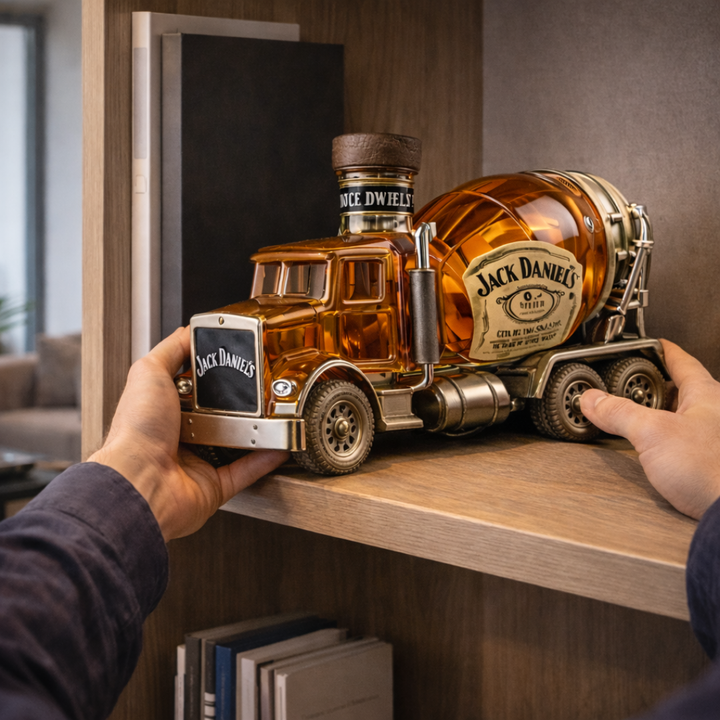 Mia Ottawa - Truck-Themed Whisky Flask