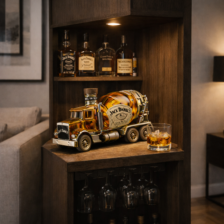 Mia Ottawa - Truck-Themed Whisky Flask
