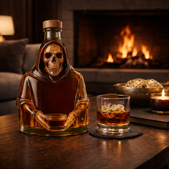 Mia Ottawa - Skeleton Whisky Flask