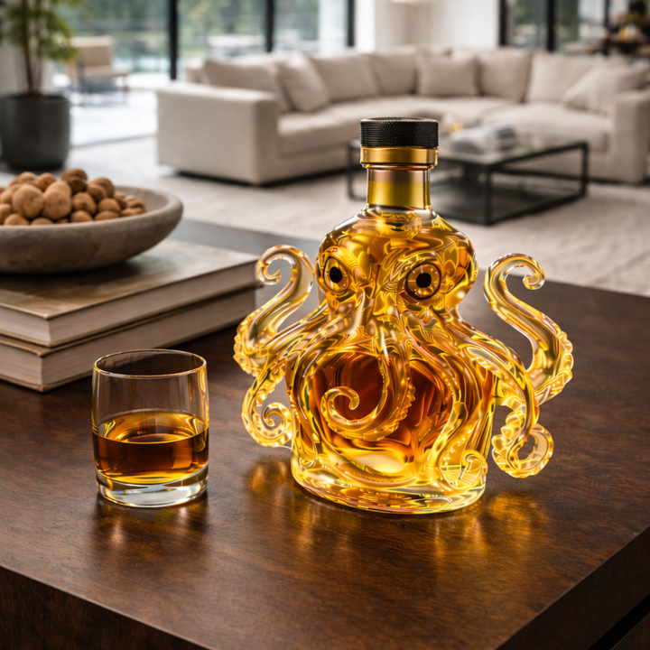 Mia Ottawa - Octopus Design Whisky Bottle
