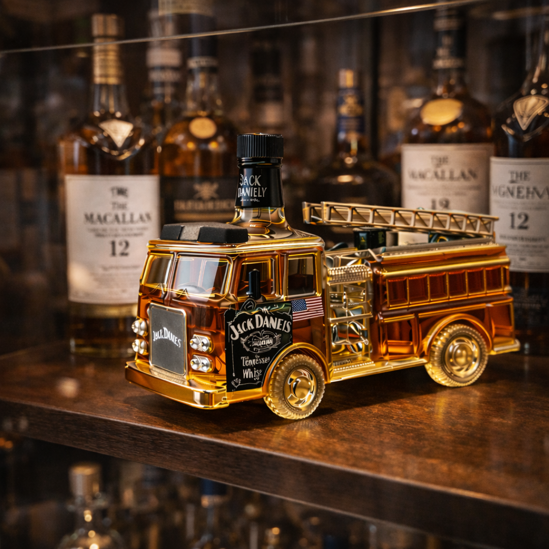 Mia Ottawa - Fire Truck Tribute Whisky Flask