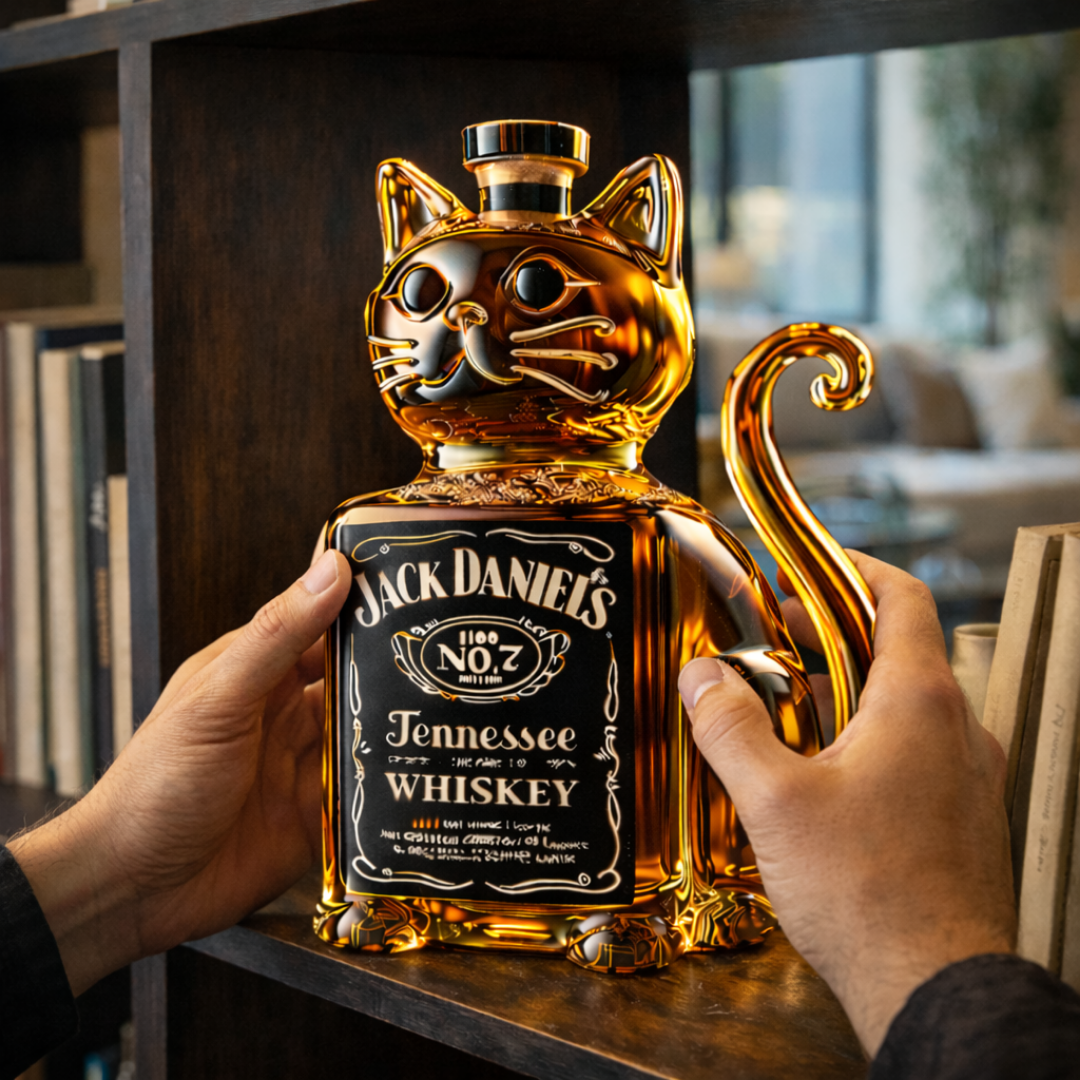 Mia Ottawa - Whiskey Cat Decorative Bottle