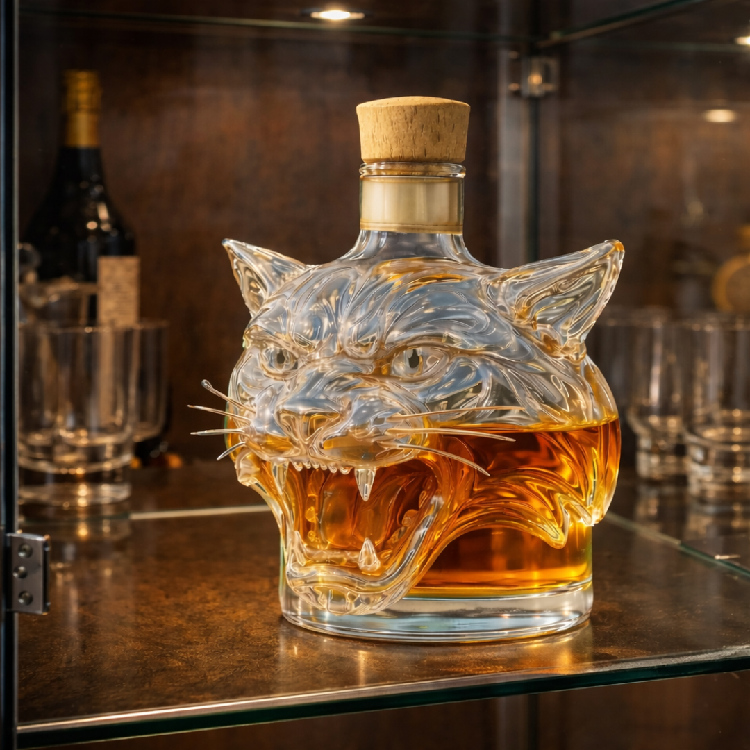 Mia Ottawa - Tiger Whisky Flask