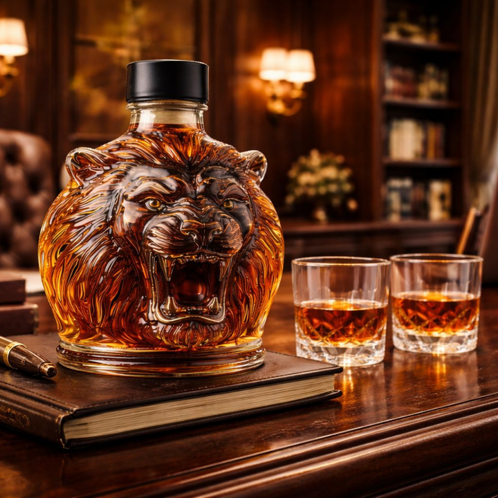 Mia Ottawa - Lion Head Whisky Decanter