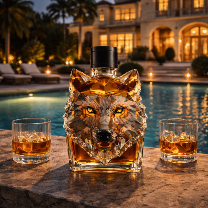 Mia Ottawa - Wolf Head Whisky Decanter