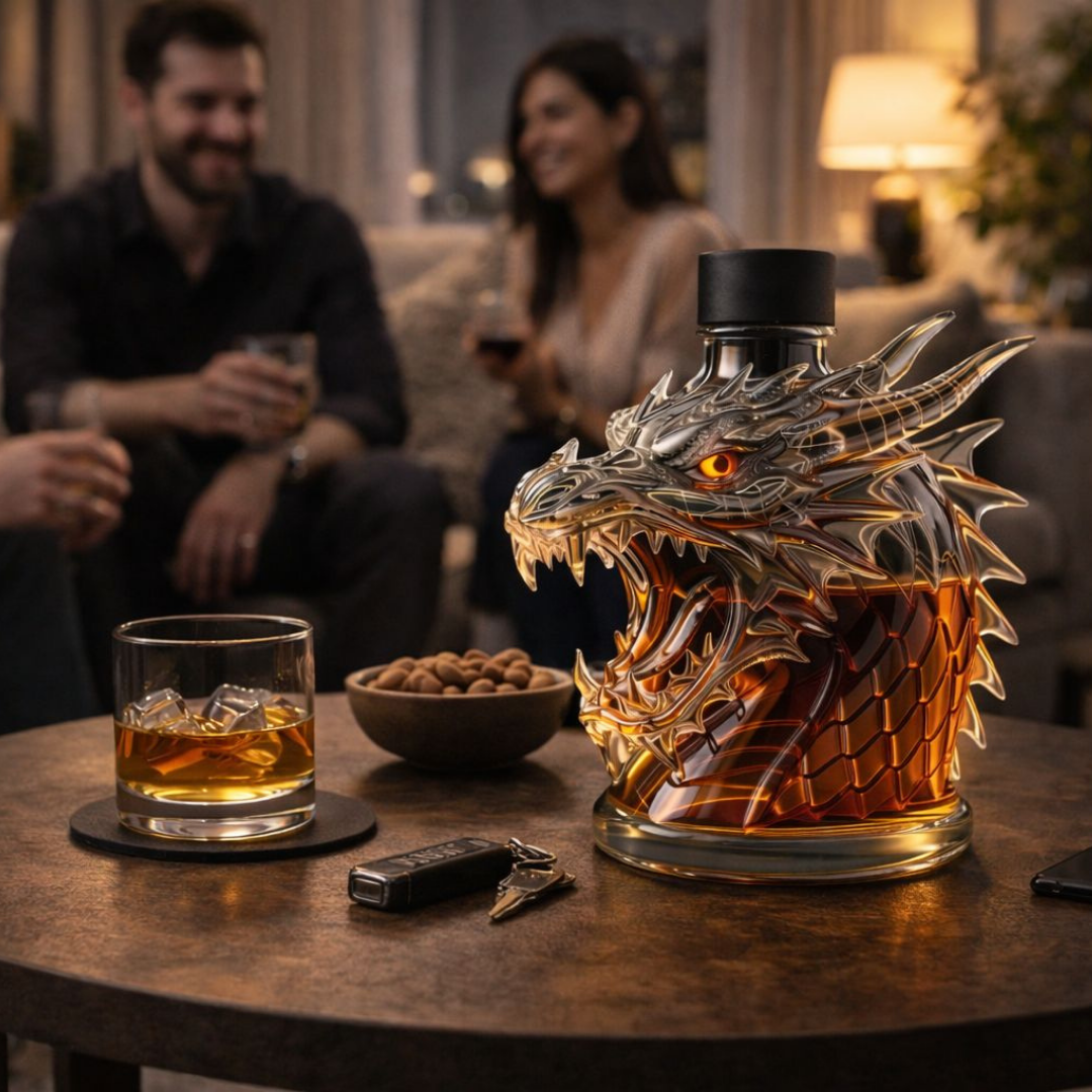 Mia Ottawa - Dragon Head Whisky Flask