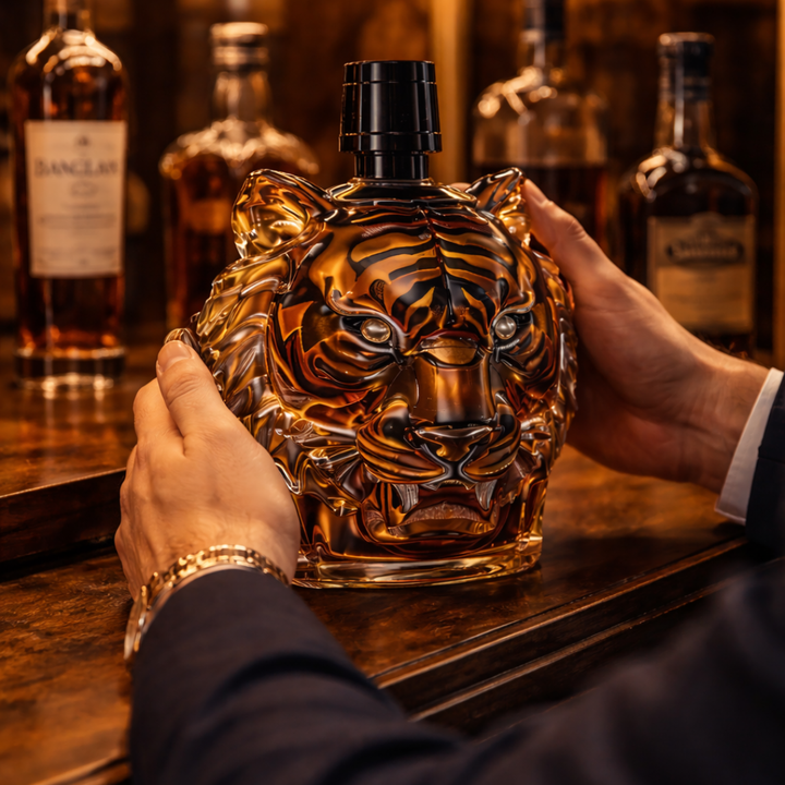 Mia Ottawa - Tiger Whisky Flask