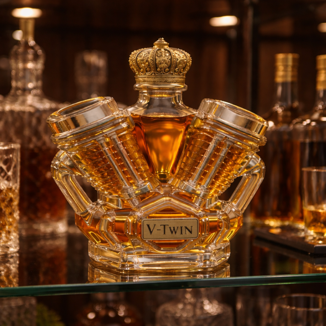 Mia Ottawa - V-Twin Whisky Flask