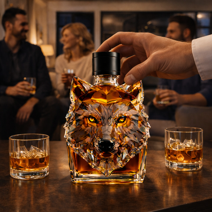 Mia Ottawa - Wolf Head Whisky Decanter