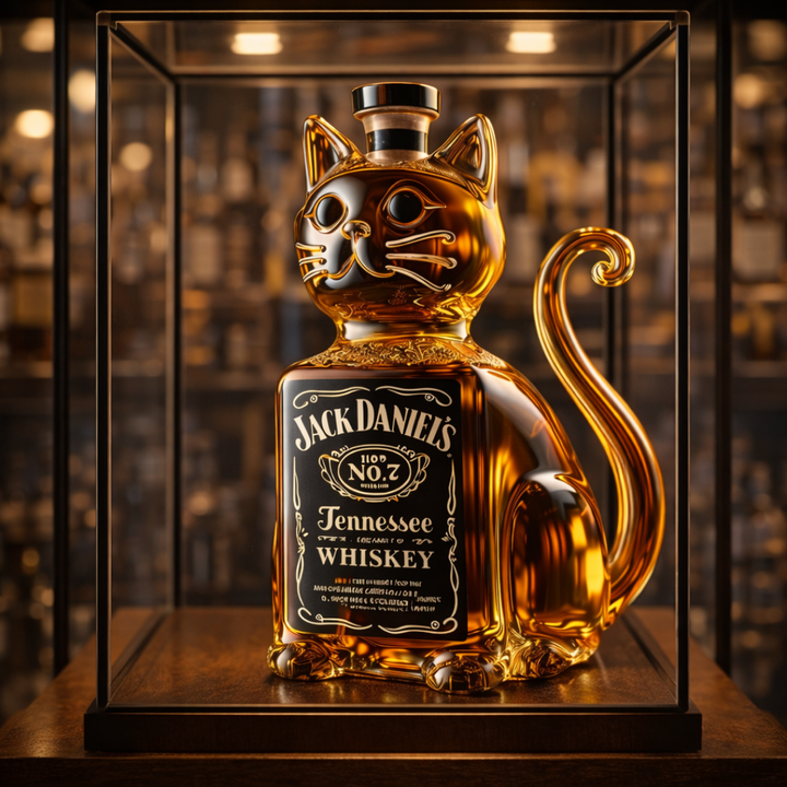 Mia Ottawa - Whiskey Cat Decorative Bottle