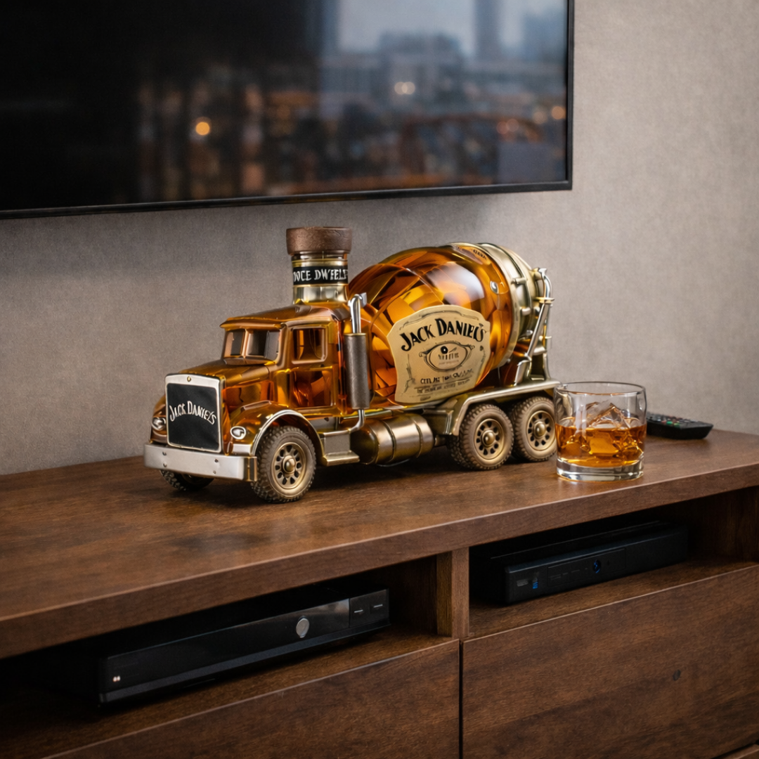 Mia Ottawa - Truck-Themed Whisky Flask