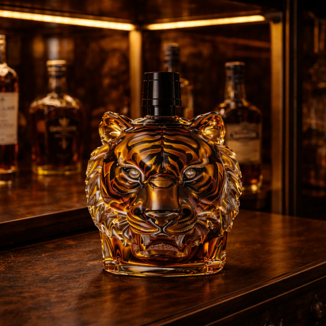 Mia Ottawa - Tiger Whisky Flask