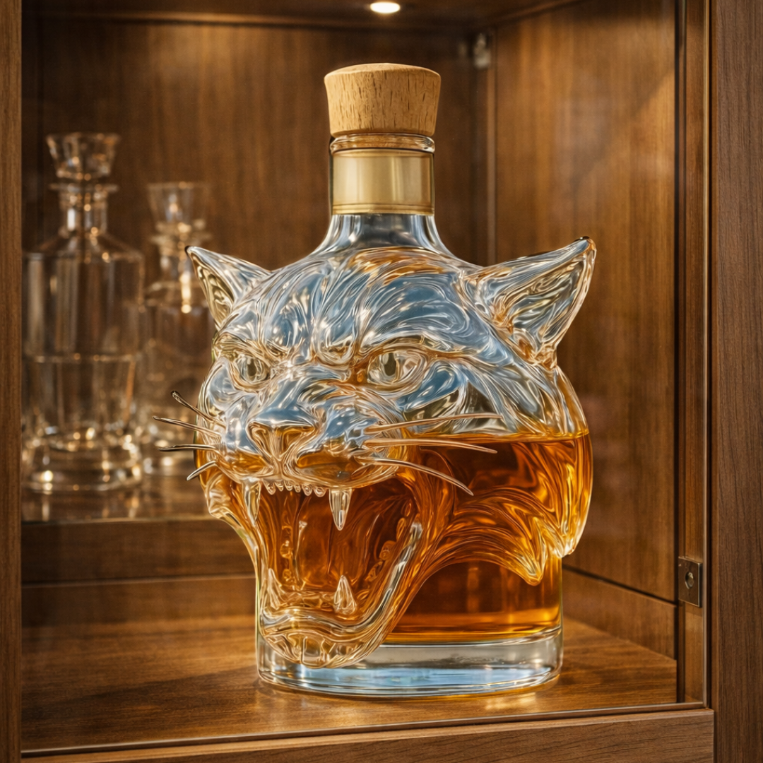 Mia Ottawa - Tiger Whisky Flask