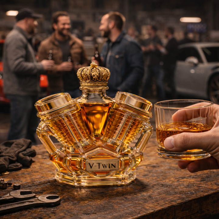Mia Ottawa - V-Twin Whisky Flask
