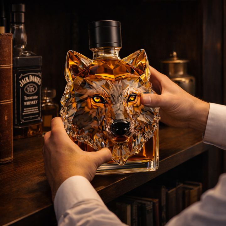 Mia Ottawa - Wolf Head Whisky Decanter