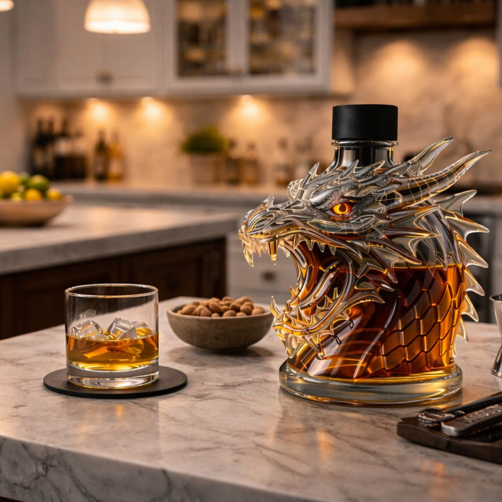 Mia Ottawa - Dragon Head Whisky Flask