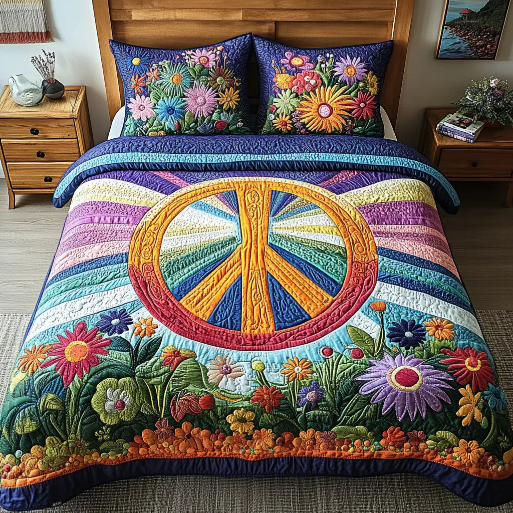 Mia Ottawa - Tie-Dye Quilted Bed Set