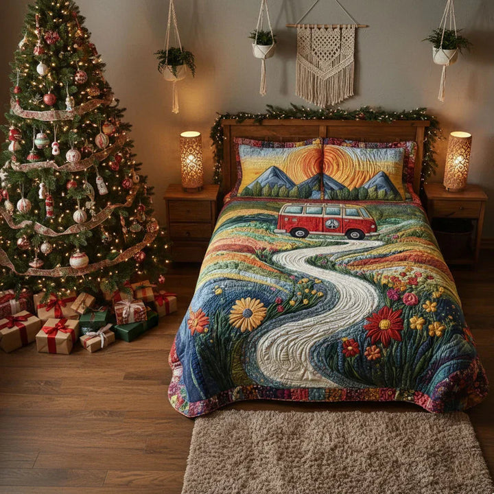 Mia Ottawa - Retro Journey Quilted Bedding Set