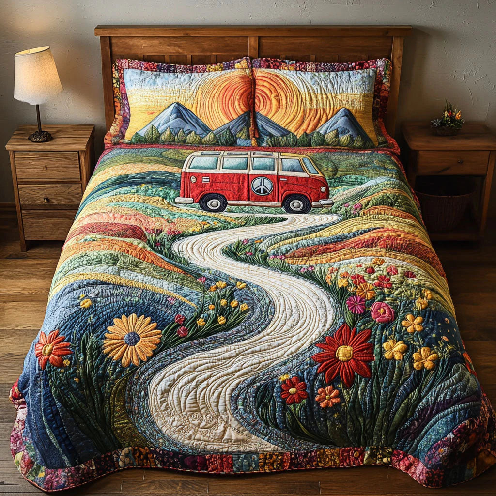 Mia Ottawa - Retro Journey Quilted Bedding Set