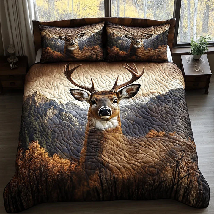 Mia Ottawa - 3-Piece Quilted Bedding Set with Animal Motif