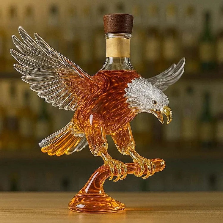 Mia Ottawa - Handcrafted Eagle Whiskey Decanter