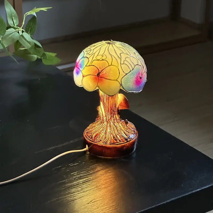 Mia Ottawa - Whimsical Mushroom Flower Lamp